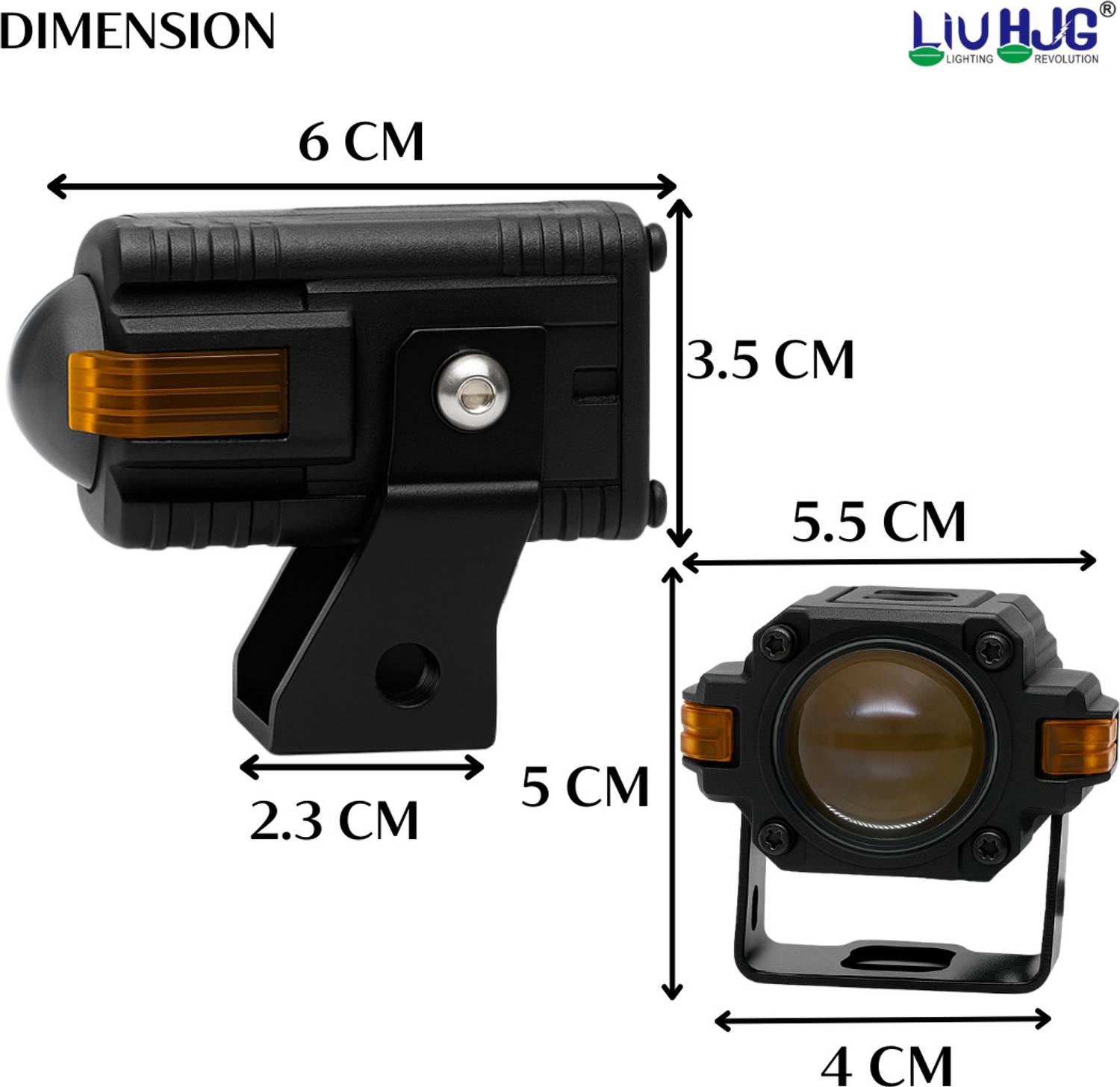 LIU HJG Bike Super Bright Fog Light 80W 12V - Image 2