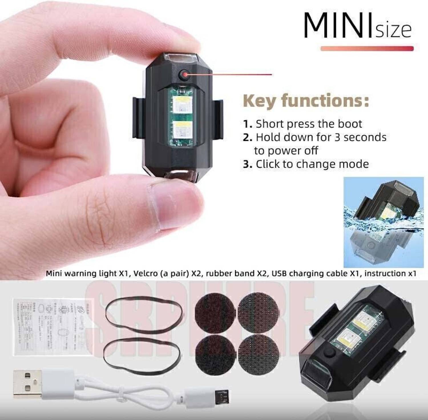 Giinix ગિનિક્સ ડેશ લાઇટ LED - Image 4