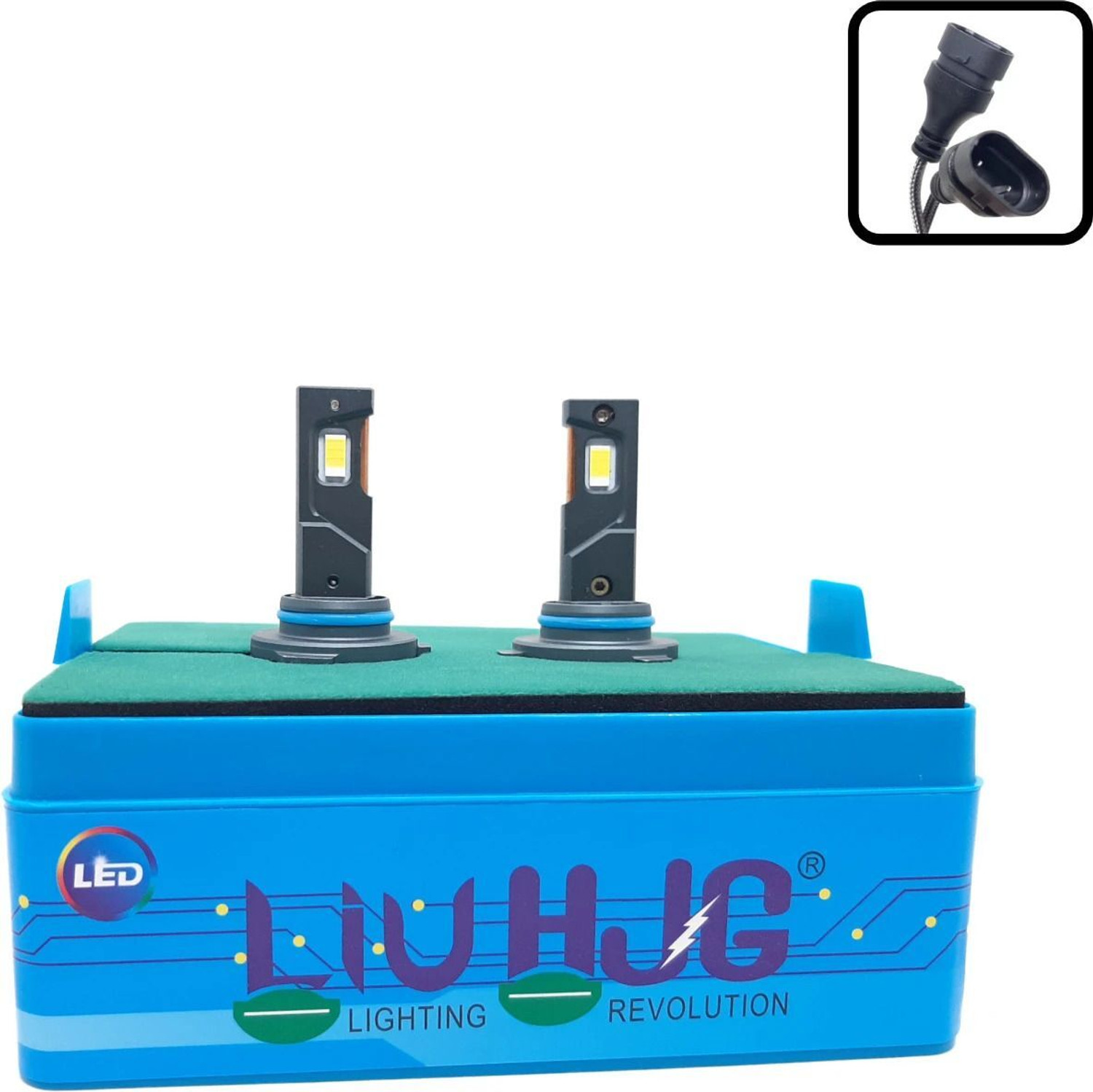 Image of LIU HJG White LED 180 Watt 9005 Fitting Headlight Bulb Headlight Car, Motorbike, Truck LED (12 V, 180 W)