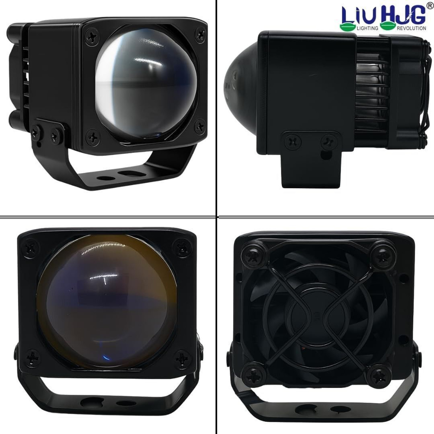 Image of LIU HJG Super Bright Yellow /White 90 Watt Mini Laser Cannon Fog Light With Devil Eye Fog Lamp Car, Motorbike, Truck, Van LED (12 V, 90 W)