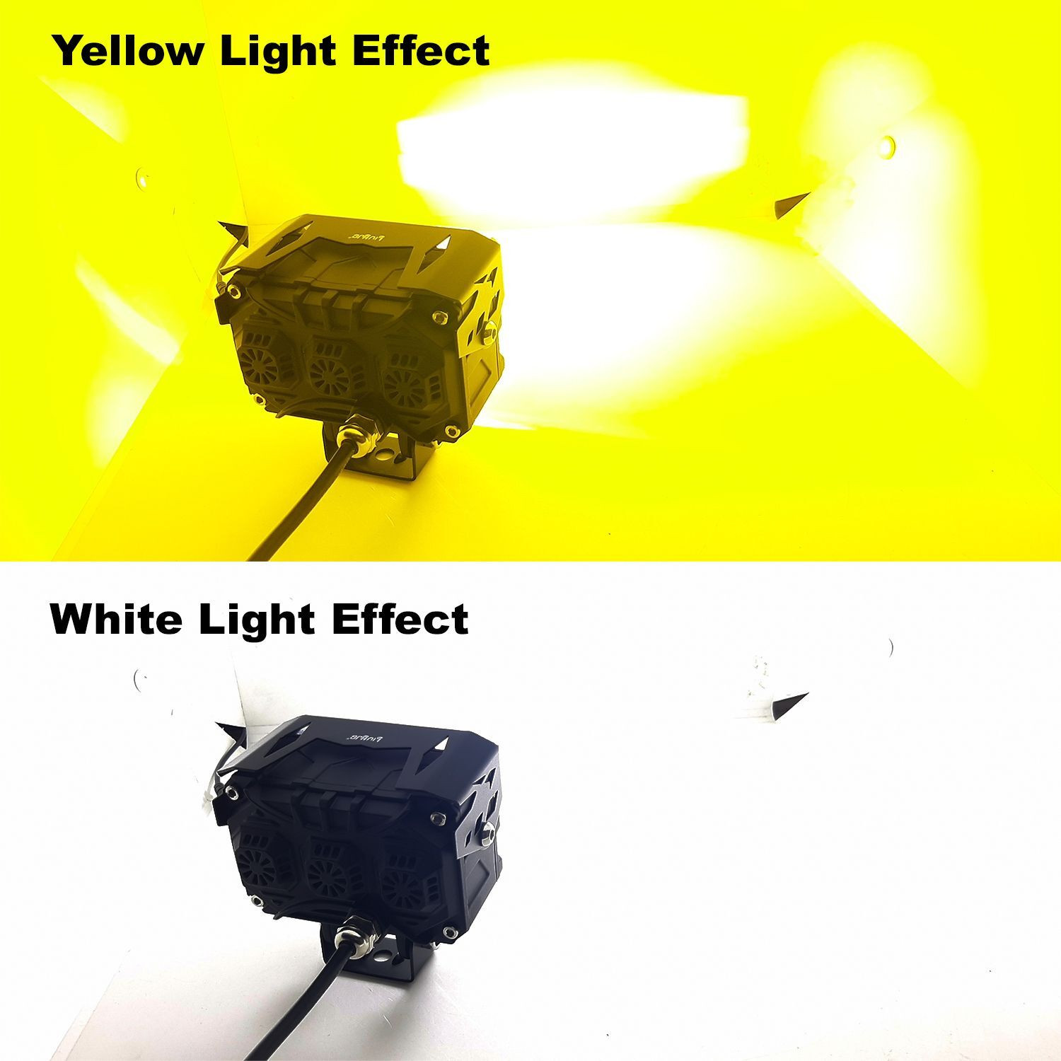 Image of AutoPowerz HJG 120W 6-LED Yellow /White Fog Light Fog Lamp Motorbike LED (24 V, 120 W)