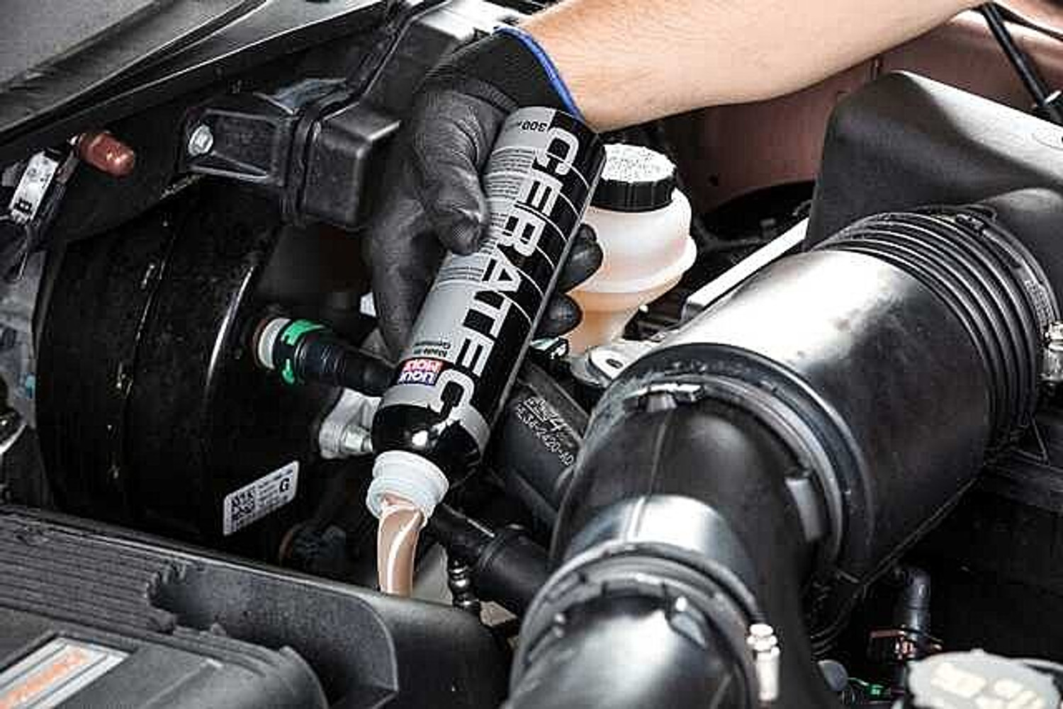 Image of Liqui Moly Cera Tec - German Nano Ceramic Engine Oil Additive for Petrol, Diesel Cars | Reduces Friction & Wear | 50000 KM Protection Oil Flush and Treatment