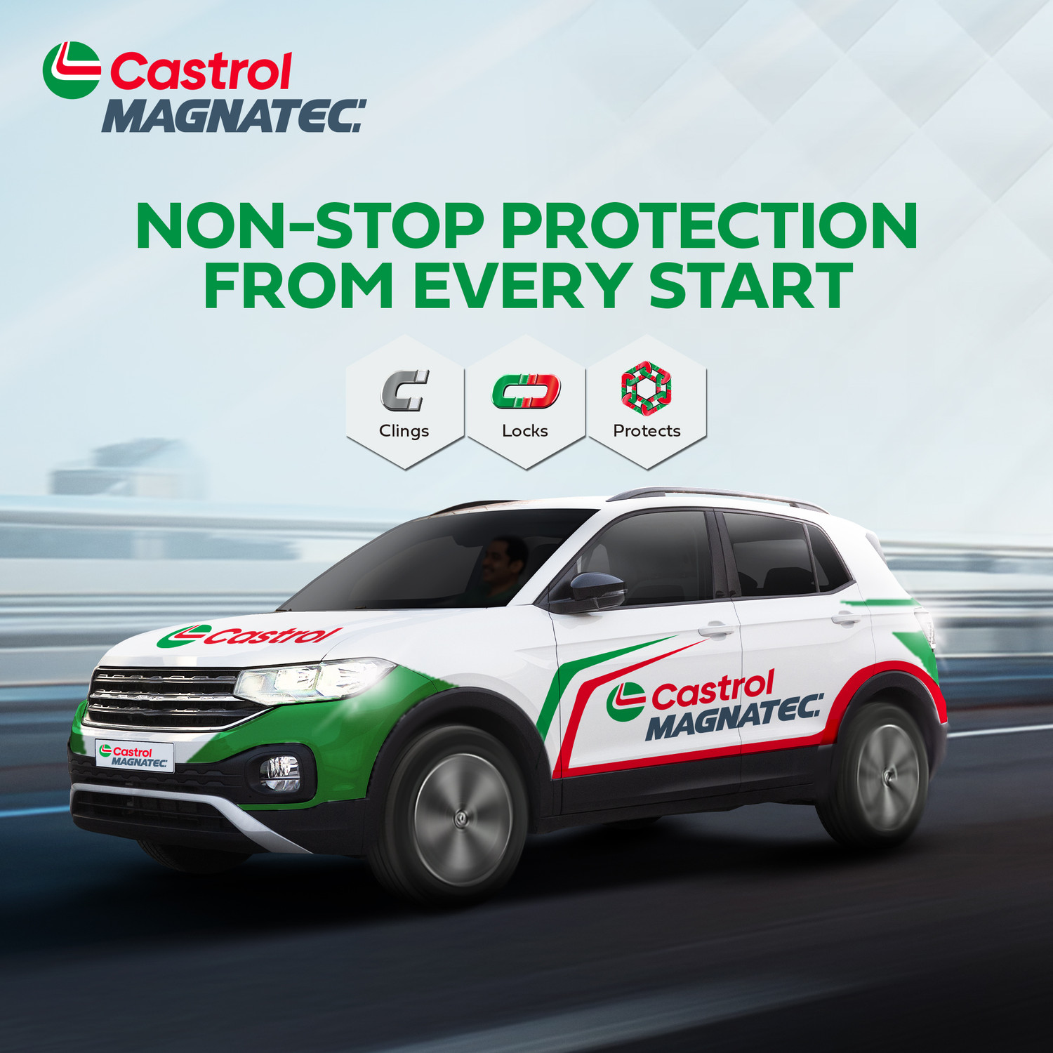 Image of Castrol MAGNATEC SUV 5W-40 Full Synthetic Engine Oil for Petrol, CNG and Diesel SUVs Full-Synthetic Engine Oil