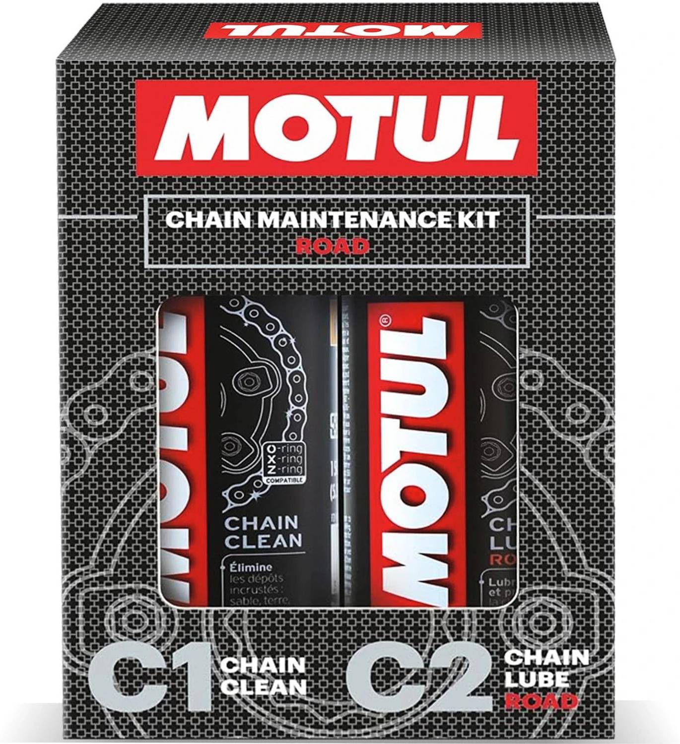 MOTUL C1 C2 Combo 800ml Chain Clean & Lube Oil