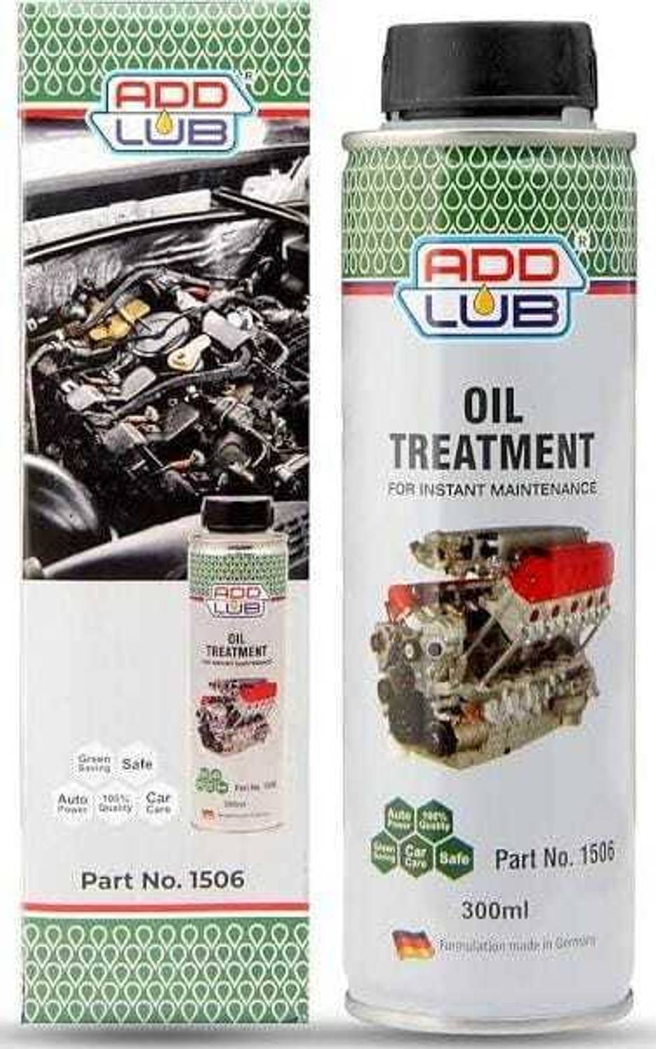 ADDLUB Oil Treatment For Instant Maintenance Add Lub Oil Trearment For Cars Oil Flush and Treatment