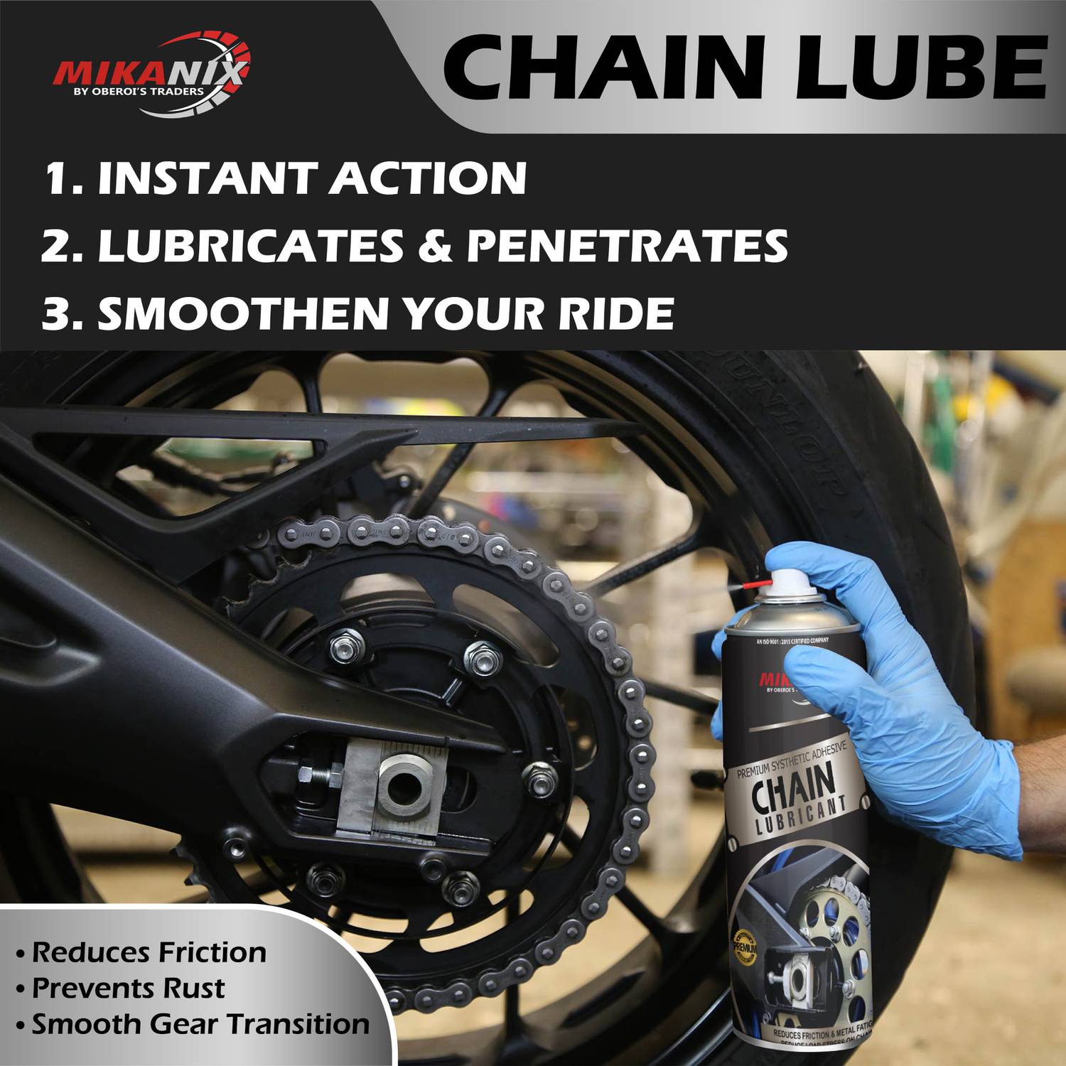 MIKANIX Premium Bike Chain Lube Spray - Image 2