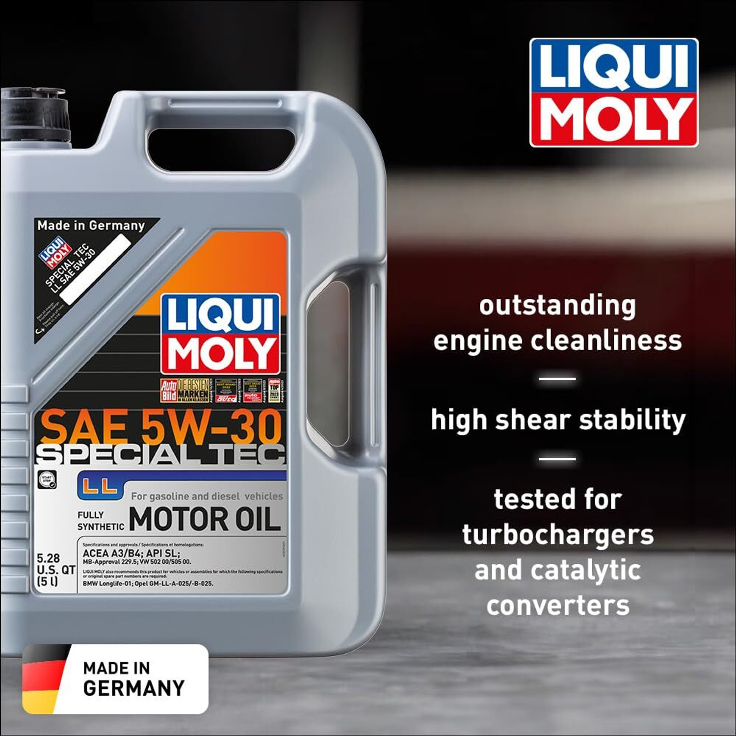 Image of Liqui Moly 2249 5W-30 Special Tec LL Full-Synthetic Engine Oil