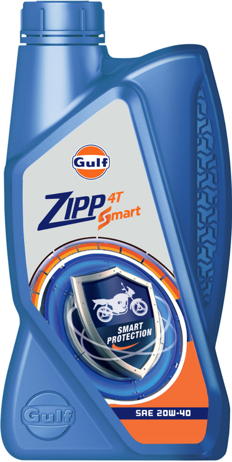 Image of Gulf ZIPP SMART 20W40 4T | 2 Wheeler Bike 4 Stroke High Performance Engine Oil