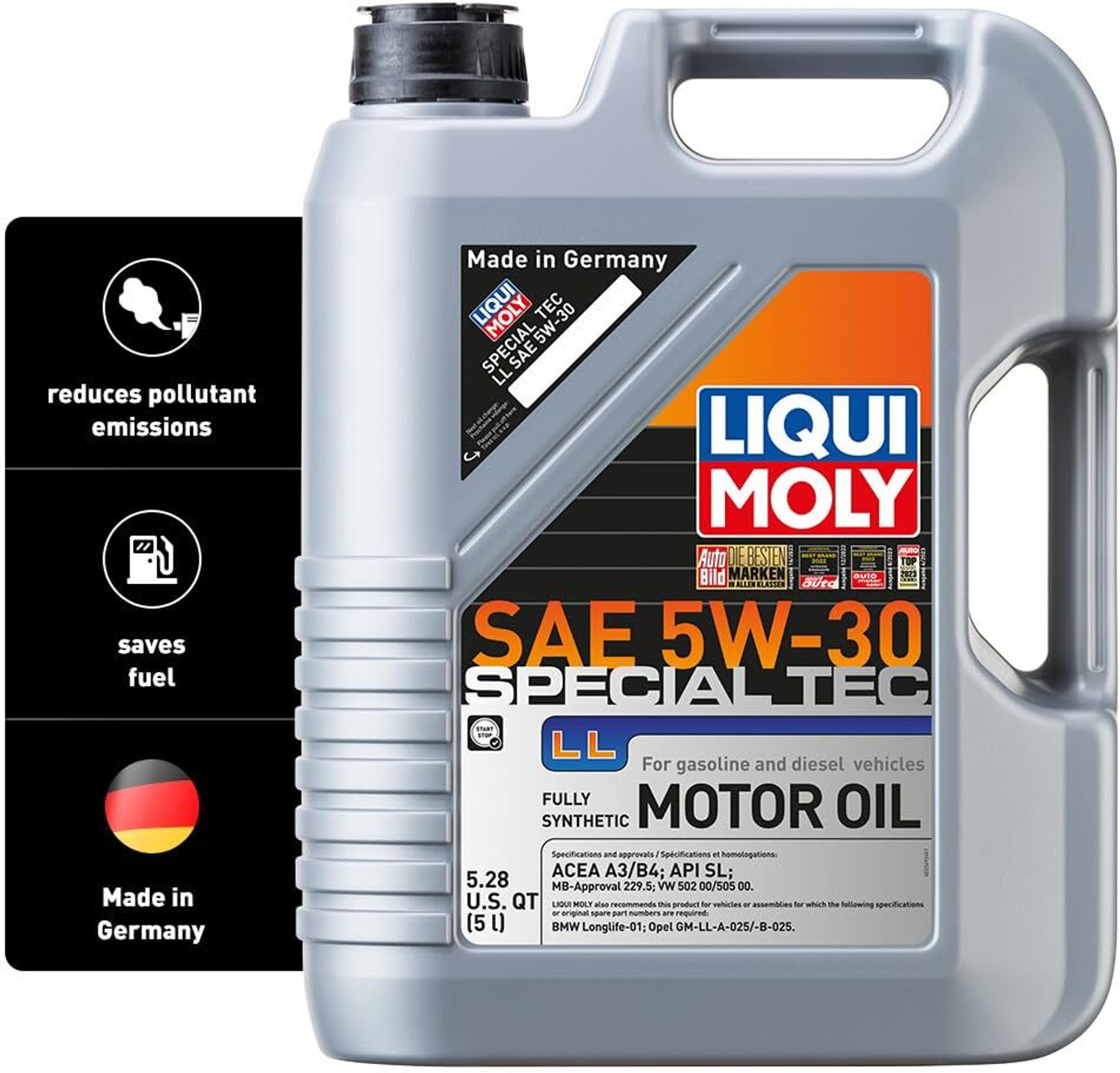Image of Liqui Moly 2249 5W-30 Special Tec LL Full-Synthetic Engine Oil