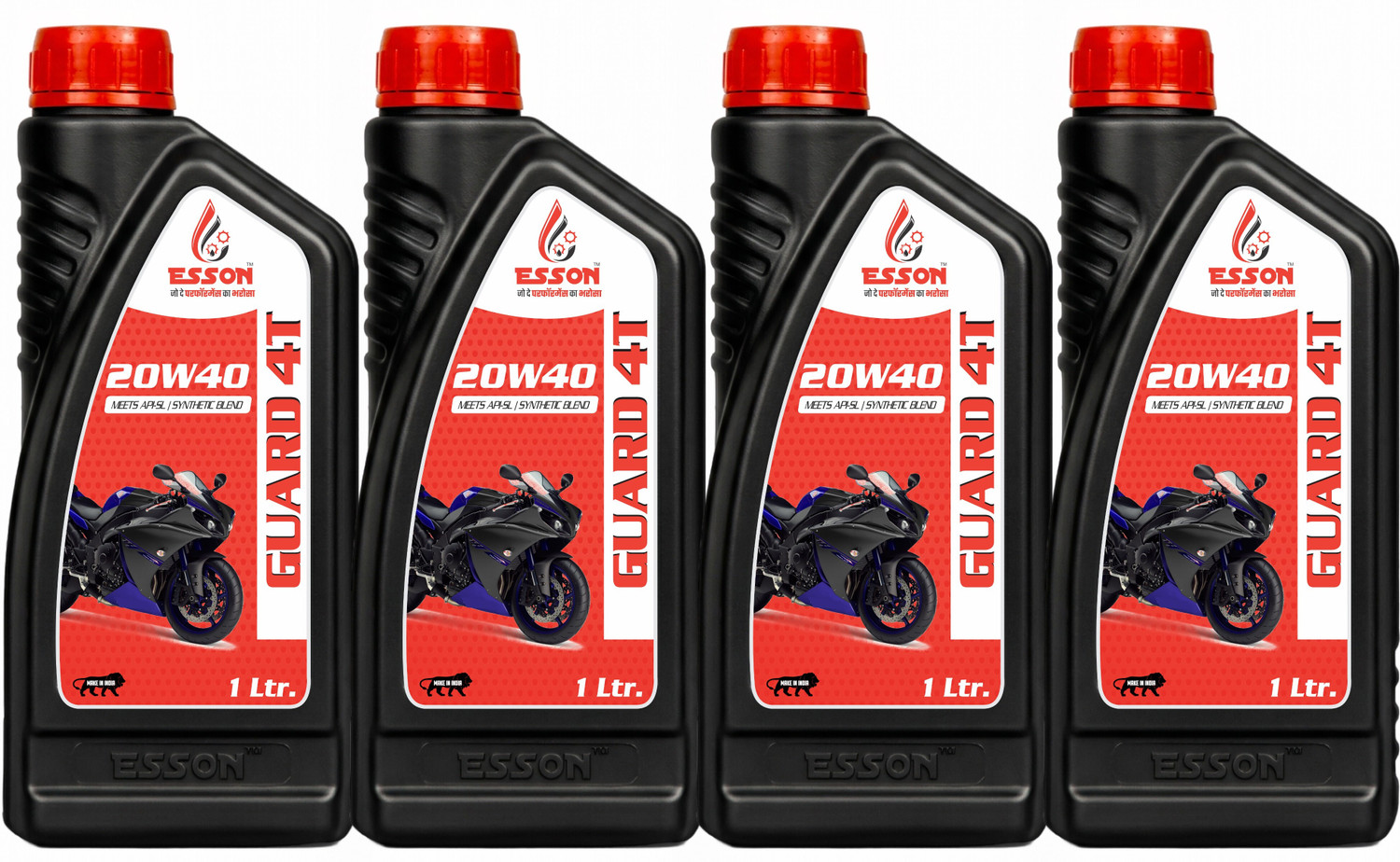 Image of ESSON GUARD 4T 20W40 1 L SL P4 High-Mileage Engine Oil
