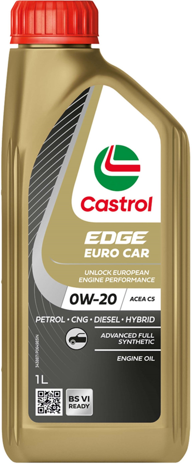 Image of Castrol EDGE Euro Car 0W-20 High Performance Engine Oil