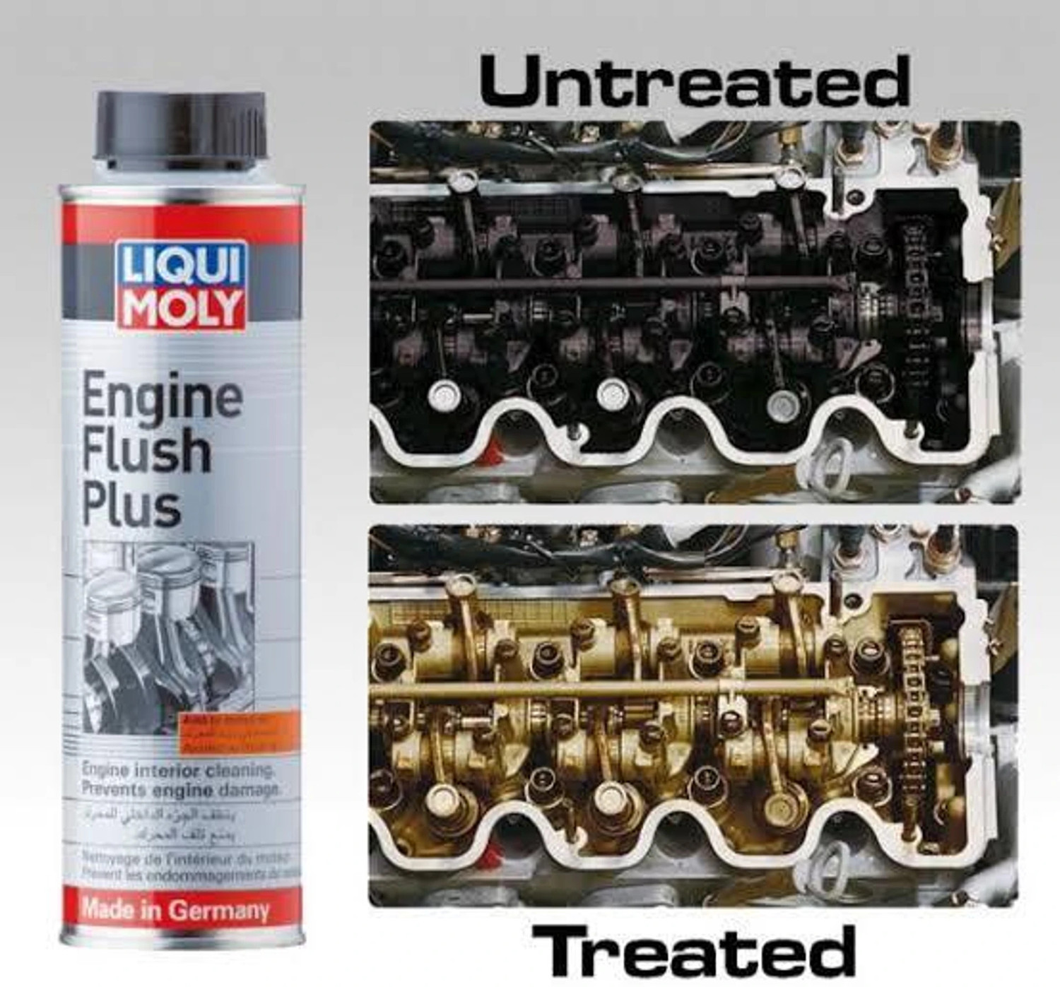 Image of Liqui Moly 8374 ENGINE FLUSH PLUS Oil Flush and Treatment