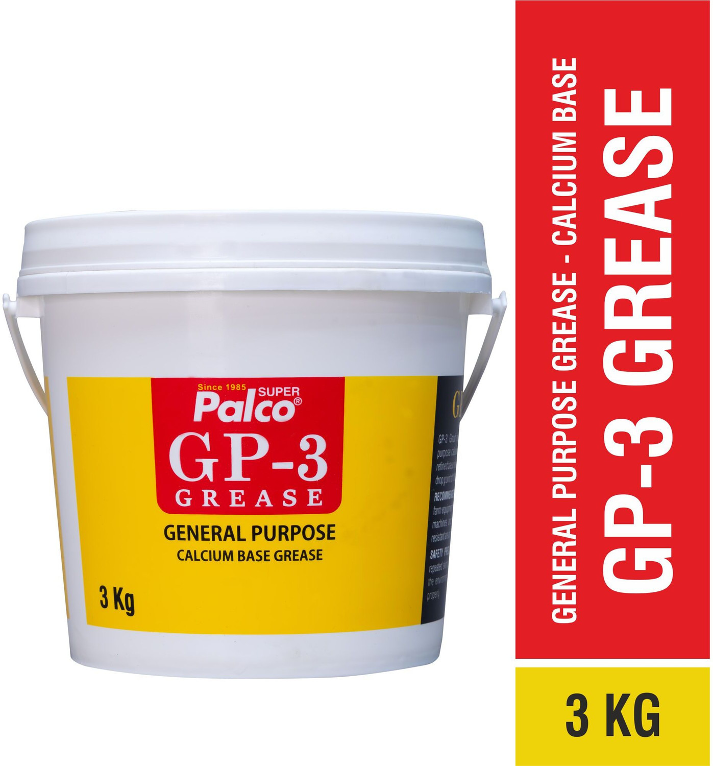 Image of PL SUPER PALCO GP-3 Grease 3KG General Multipurpose Water Resistant & Chassis Bearing Calcium Base Grease for Car Machinery Industrial Agricultural Bike Chain Lube NLGI-3 Grease