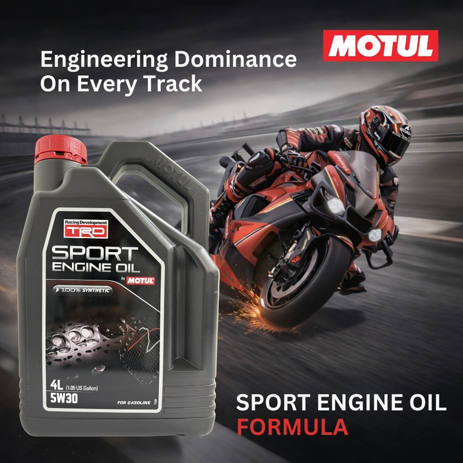 Image of MOTUL TRD-Sport-Engine-Oil TRD-Sport-Engine-Oil Full-Synthetic Engine Oil