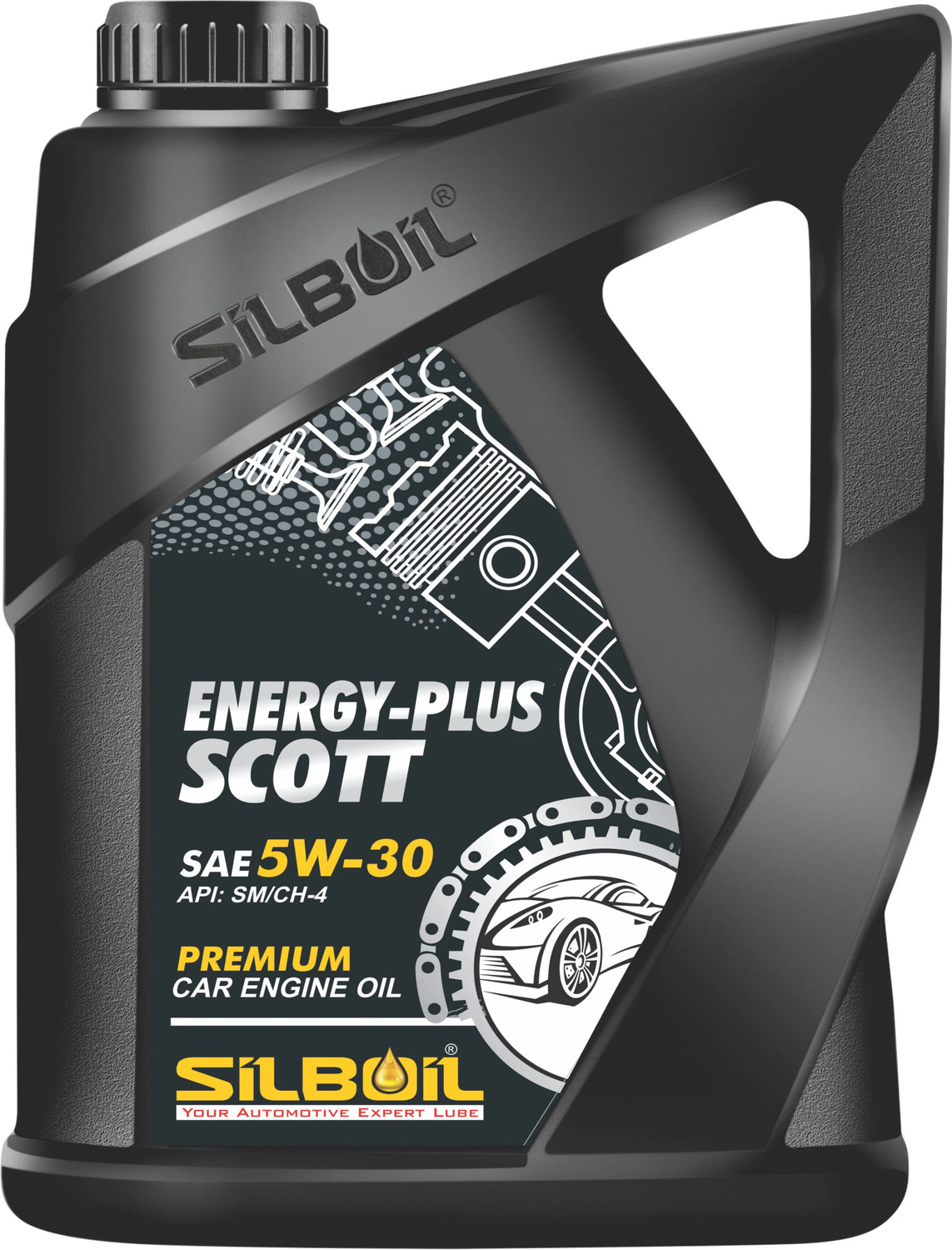 Image of SILBOIL ENERGY PLUS SCOTT SAE 5W-30 ( API: SM /CH-4 Cetified ) Premium Full-Synthetic Engine Oil