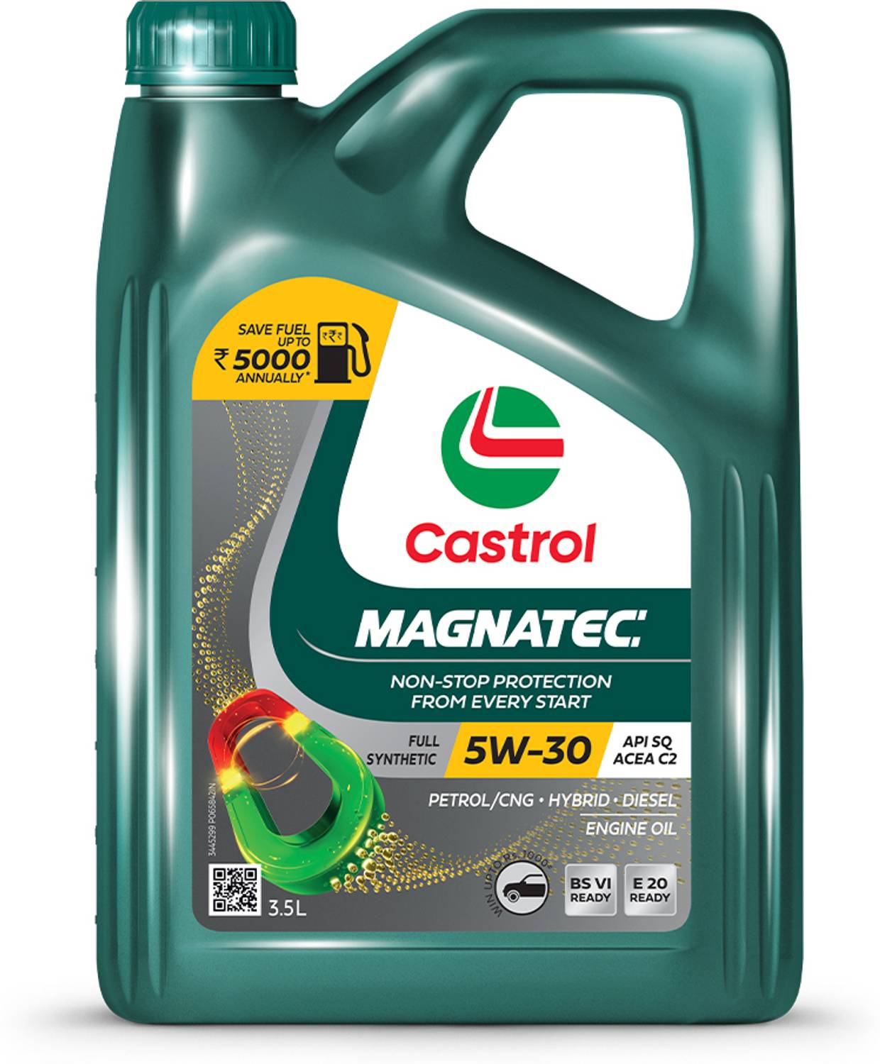 Castrol MAGNATEC 5W-30 MAGNATEC 5W-30 API SQ ACEA C2 Full-Synthetic Engine Oil