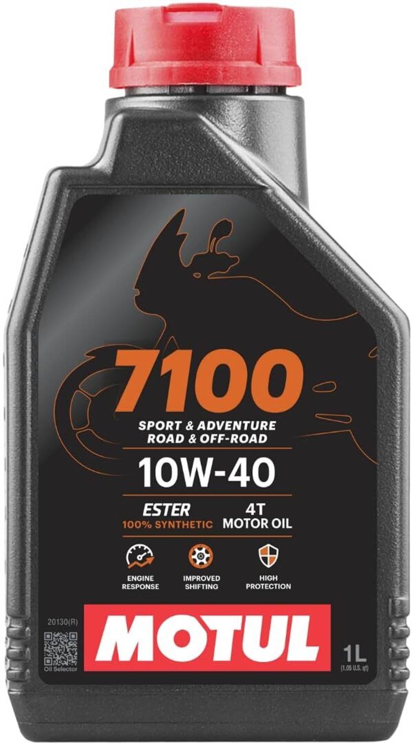 MOTUL 7100 4T 10W-40 Ester Core Synthetic Engine Oil - Image 1