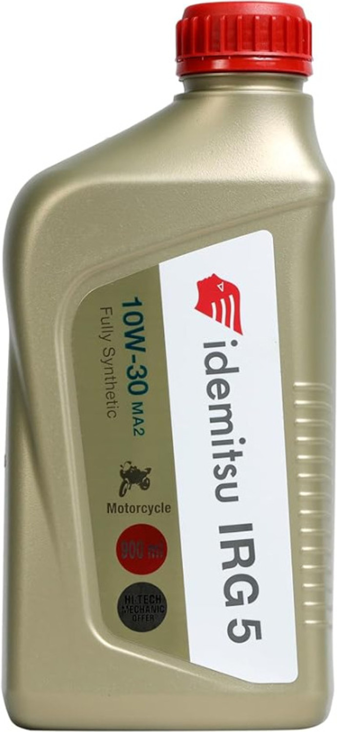 Image of IDEMITSU IRG5 10W30 900ml Premium 4T Motorcycle Oil for Scooters & Motorcycles Full-Synthetic Engine Oil