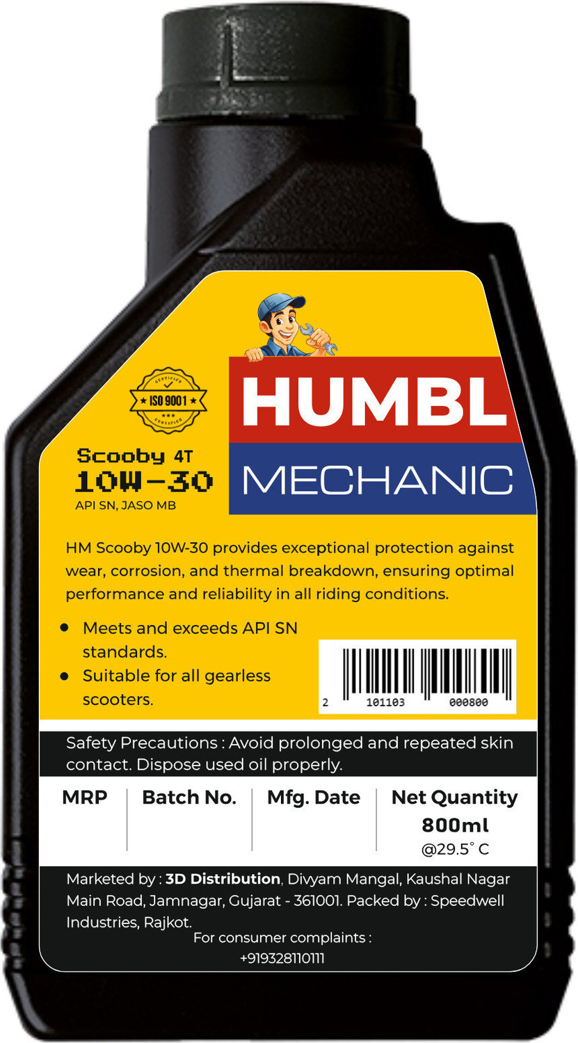 Image of ACTIVA 10w-30 Engine Oil for All Types of Morden Automatic Scooters 4T For All Types Of Morden Automatic Gearless Scooters High-Mileage Engine Oil