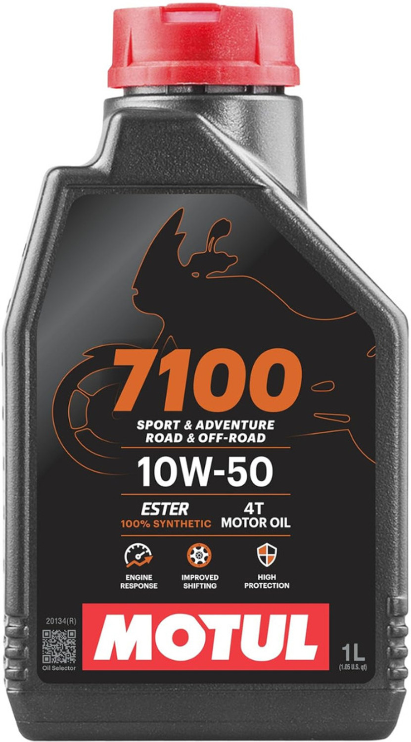 Image of MOTUL 7100 10W50 Fully Synthetic Engine Oil for Bikes 1L 10w50 Full-Synthetic Engine Oil