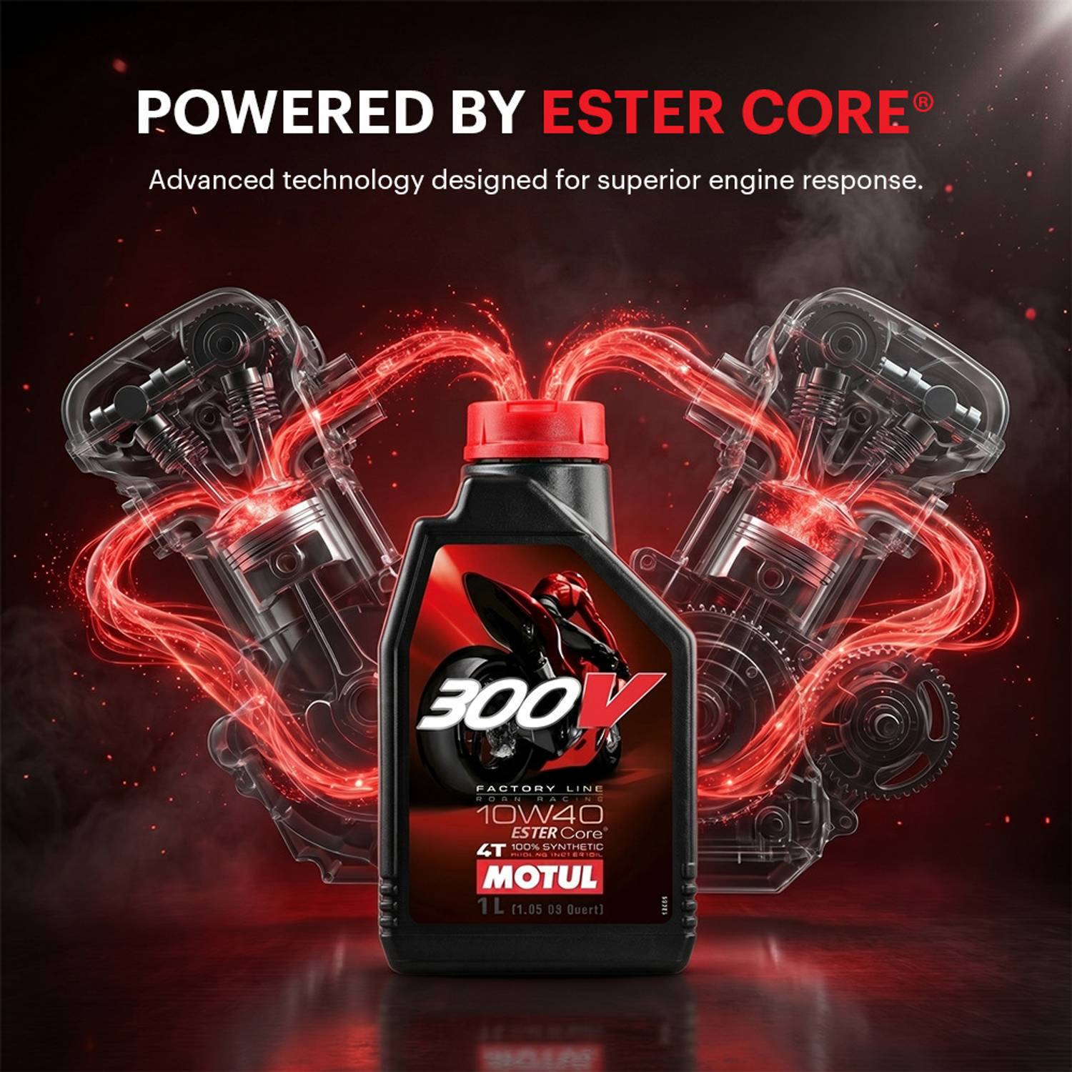 Motul 300V 10W40 Synthetic Motor Oil - Image 4