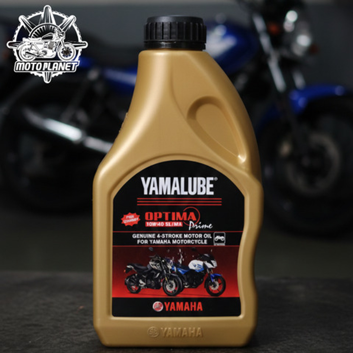 Image of MOTO PLANET MPD-Yamalube OPTIMA 10W-40 SL /MA PRIME 1L Motor Oil Part No. AD410 MPD-Yamalube OPTIMA 10W-40 SL /MA PRIME 1L Motor Oil Part No. AD410 Full-Synthetic Engine Oil