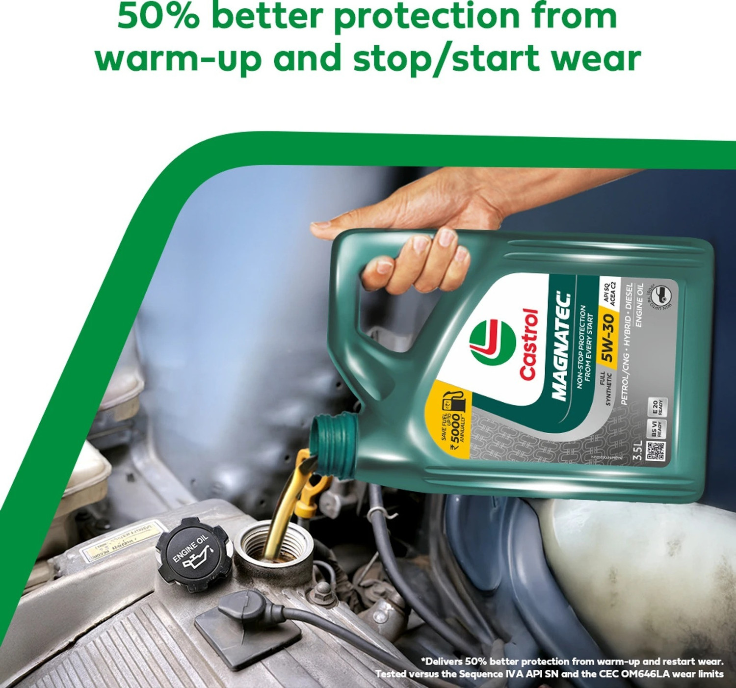 Image of Castrol Universal Lubricant API SN Full Synthetic Conventional Engine Oil