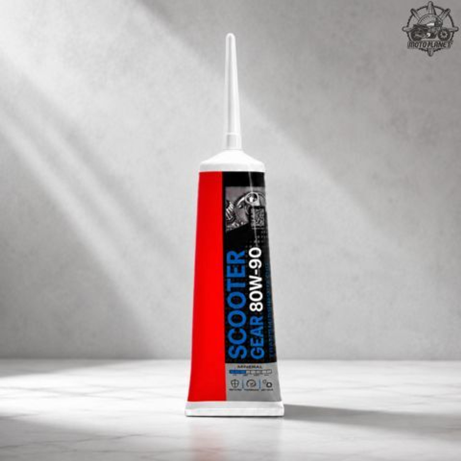 Image of MOTO PLANET MPD-SCOOTER GEAR TUBE 80W-90-120ML FOR SCOOTERS High-Performance Transmission Oil for Smooth Acceleration & Anti-Wear Gear Protection Gear Oil (120 ml)