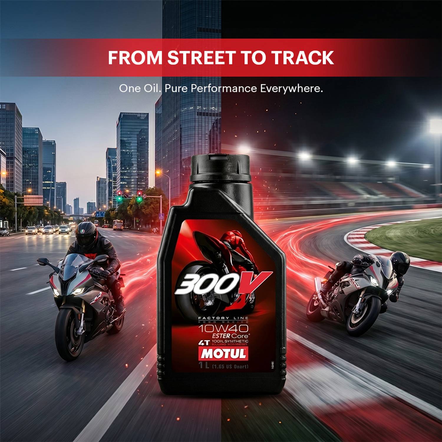 Motul 300V 10W40 Synthetic Motor Oil - Image 5