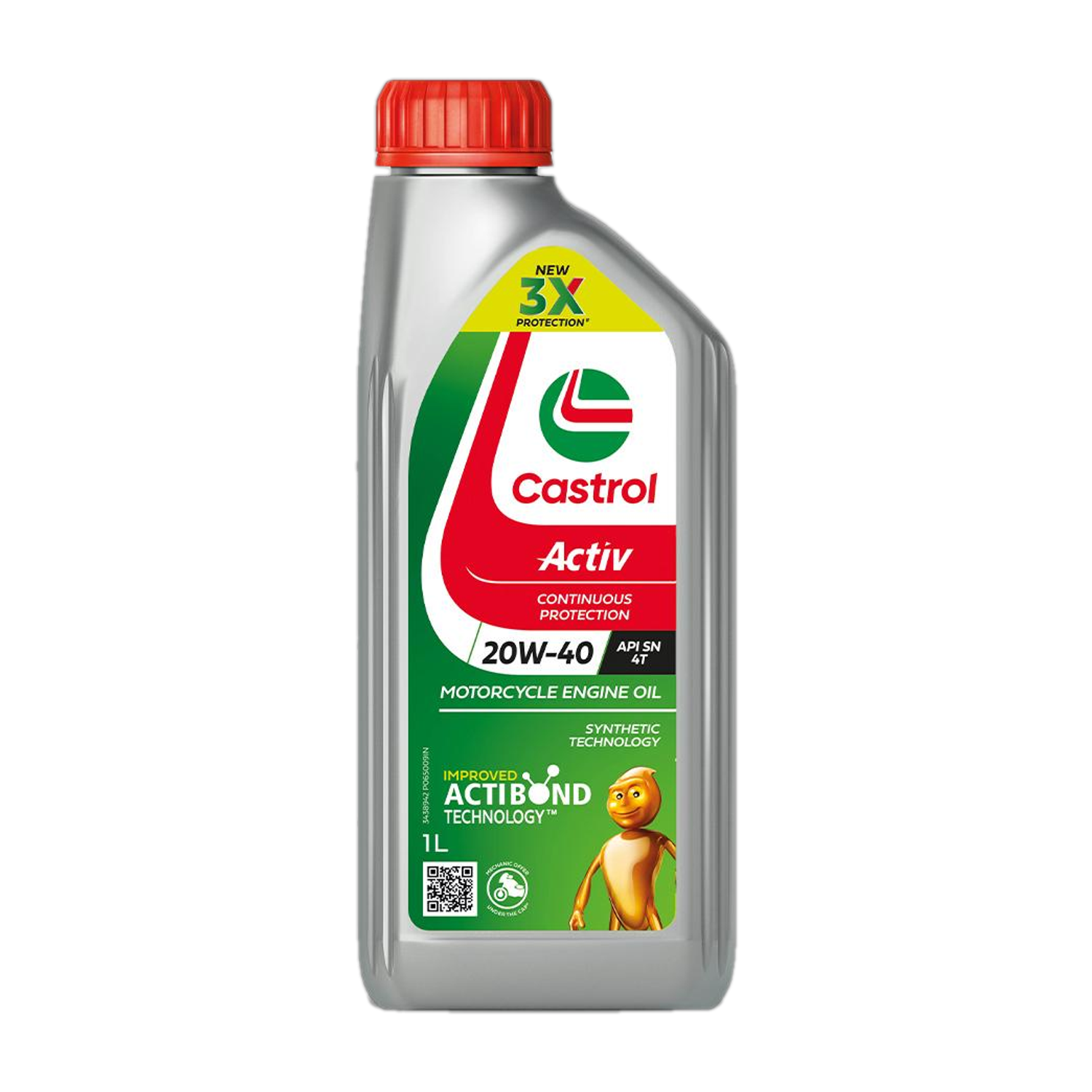 Castrol Activ 20W-40 4T 3X Protection Engine Oil