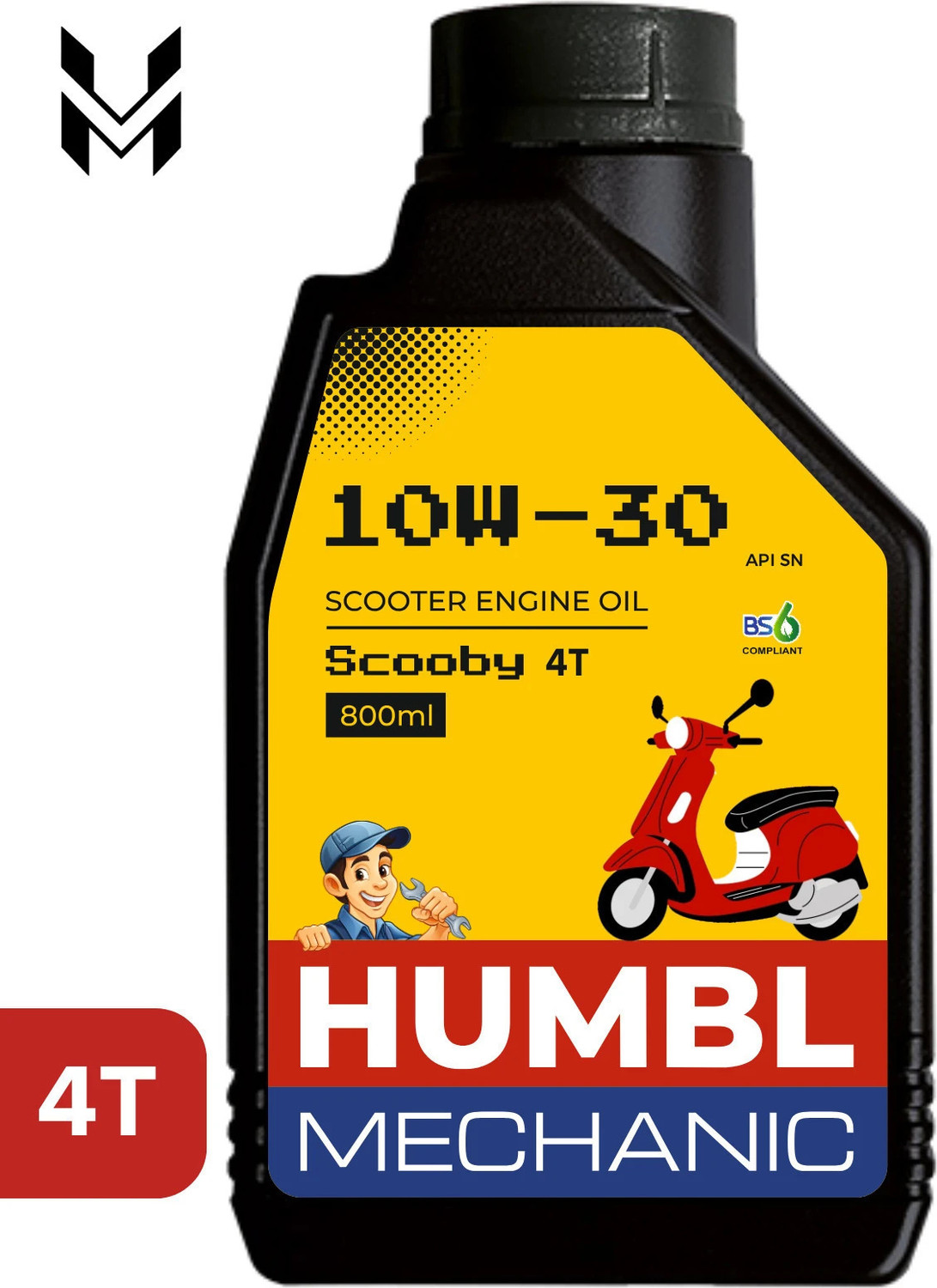 Image of ACTIVA 10w-30 Engine Oil for All Types of Morden Automatic Scooters 4T For All Types Of Morden Automatic Gearless Scooters High-Mileage Engine Oil