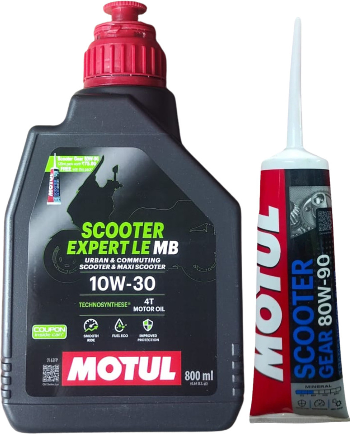 Image of MOTUL Scooter Engine Oil Technosynthese (Semi Synthetic)
