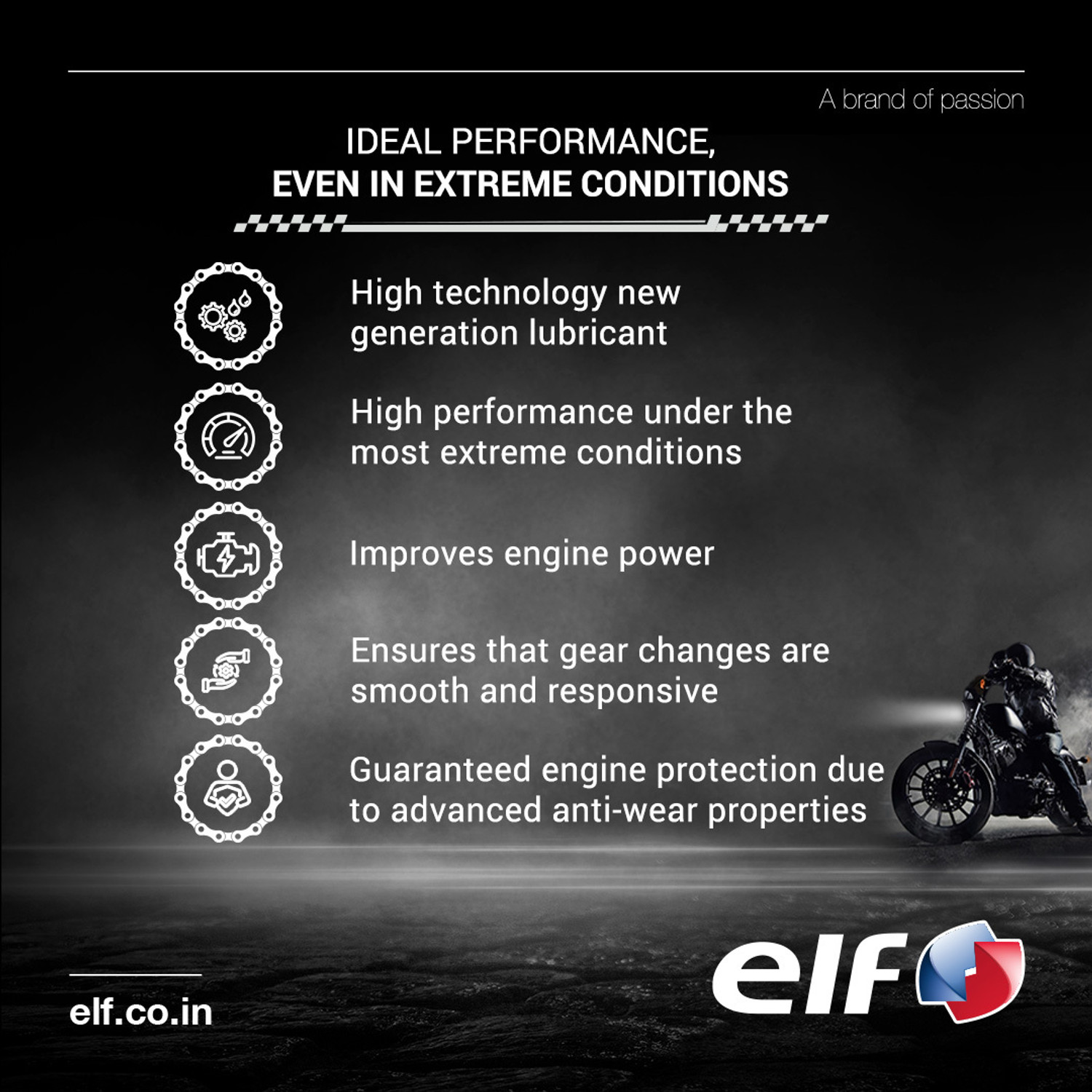 Image of Elf Tech 10W-50 Full-Synthetic Engine Oil (1 L)