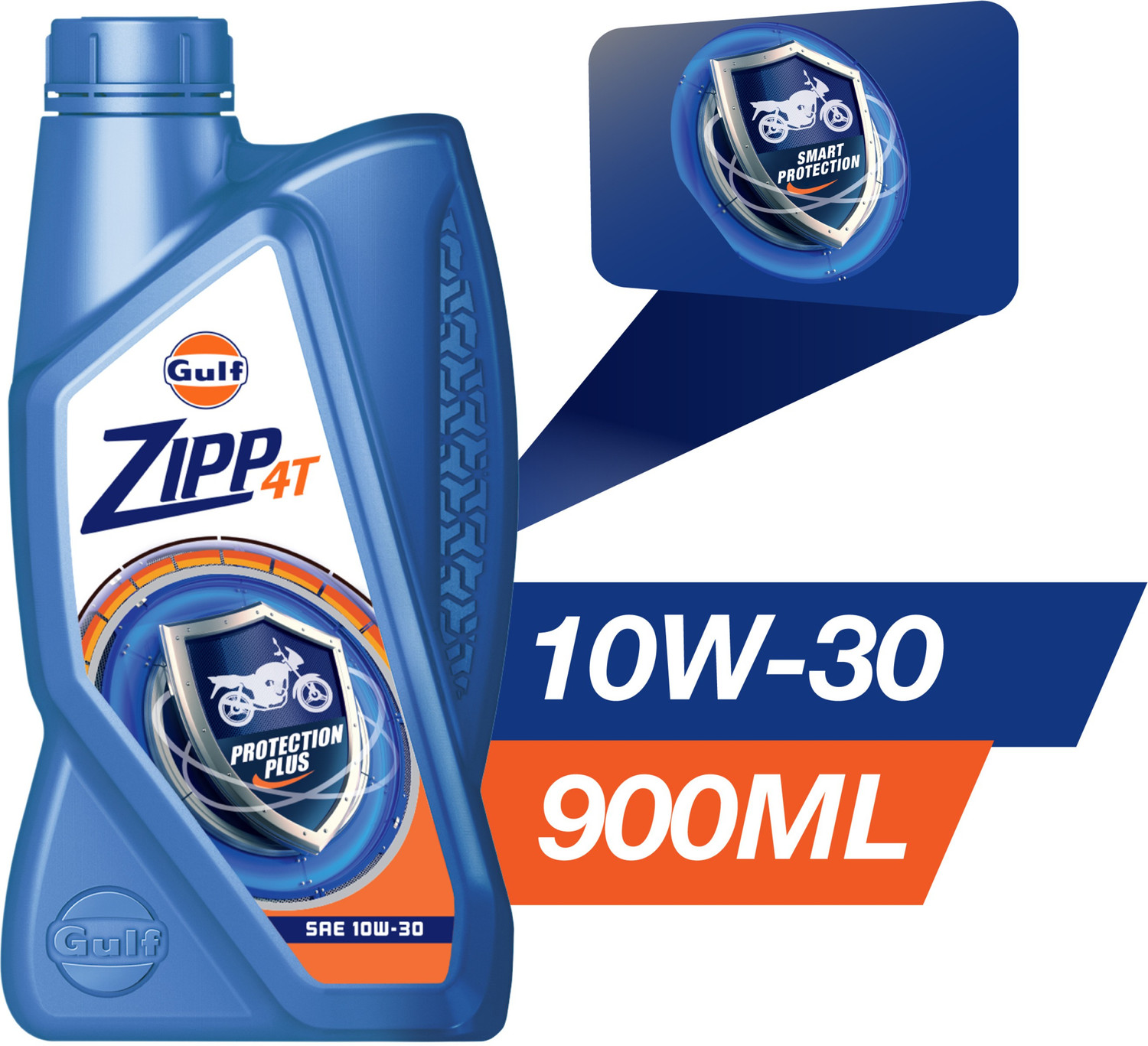 Image of Gulf Zipp 4T 10W30 High Performance Engine Oil