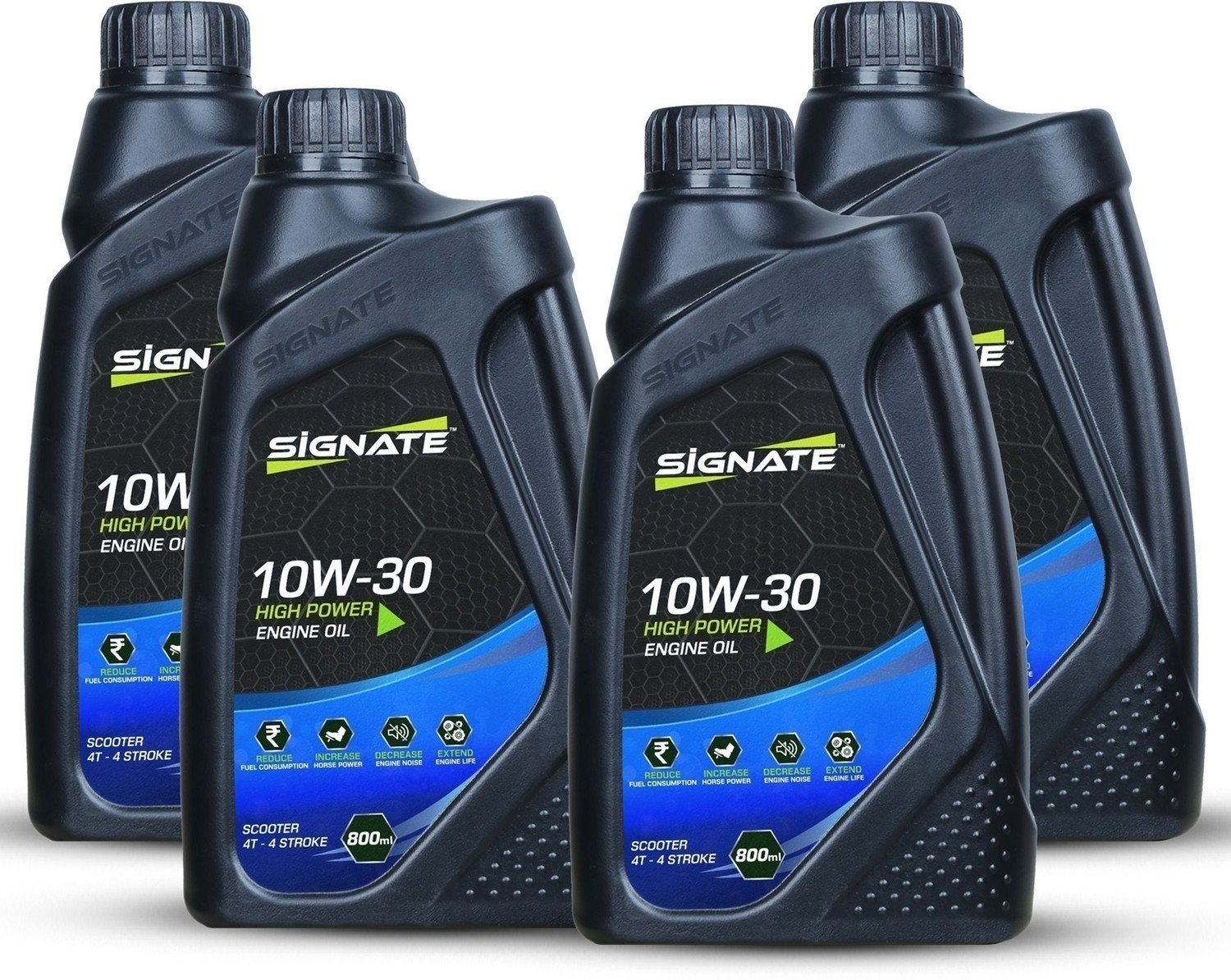 Image of Signate 10W30 4T Scooter Engine Oil | Power Formula of Vehicle Lubricants For Synthetic Blend Engine Oil