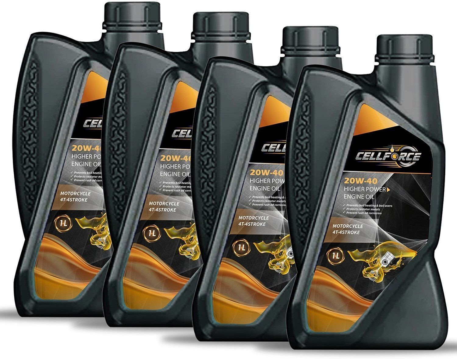 Image of CELLFORCE 20W40 Synthetic 4-Stroke Engine Oil Maximum Engine Protection for Bikes & Motorcycles | High Performance Engine Oil