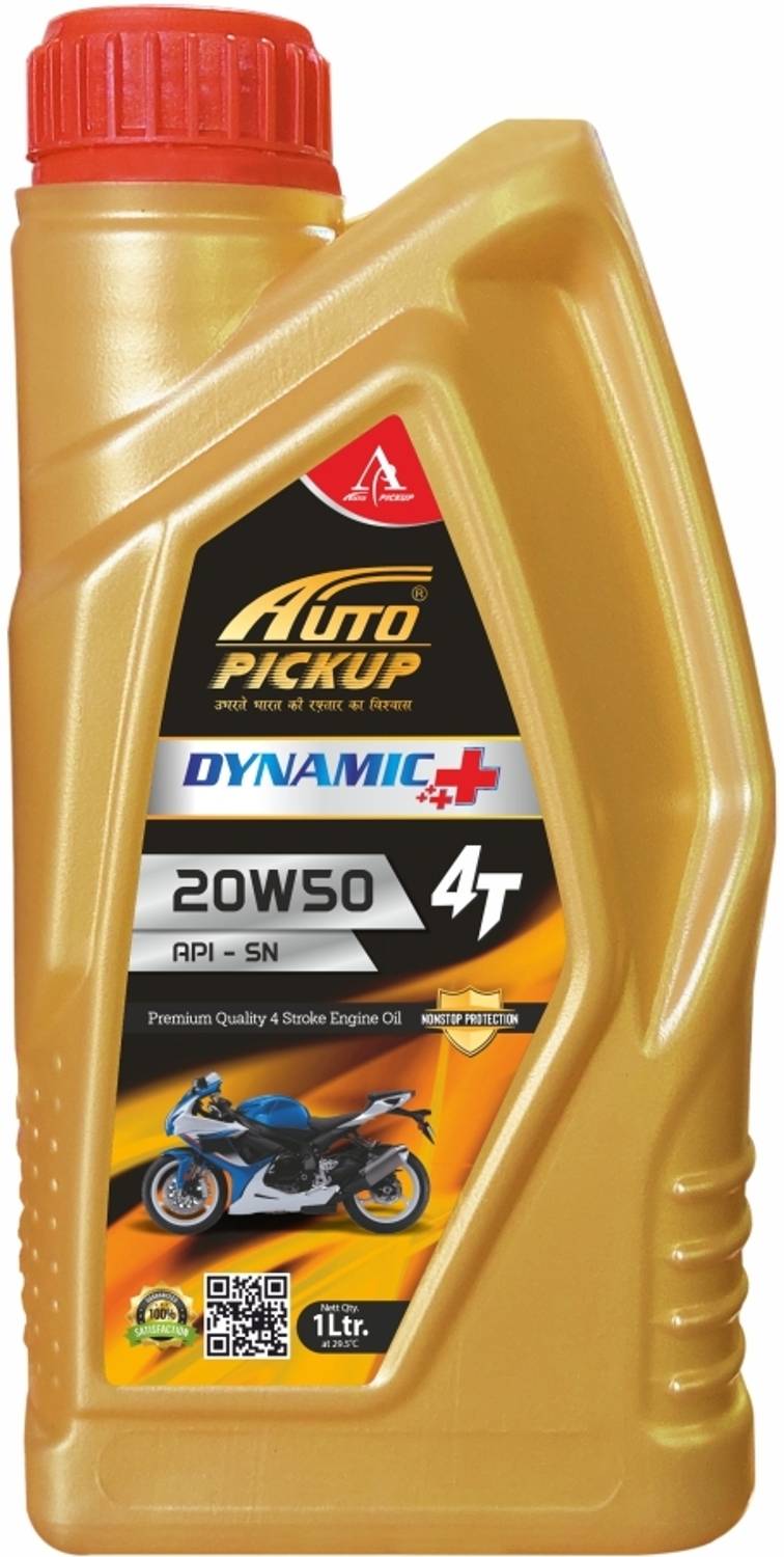 AUTO PICKUP Premium Quality 1L 20W50 API-SN Dynamic Plus 4 Stroke Heavy Duty Engine Oil