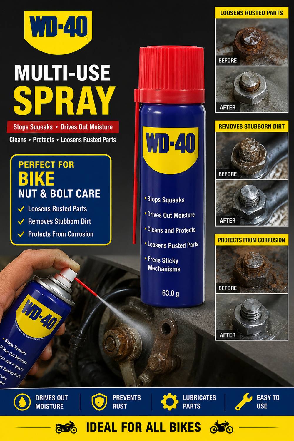 WD-40 Multi Use Spray 64g - Image 2