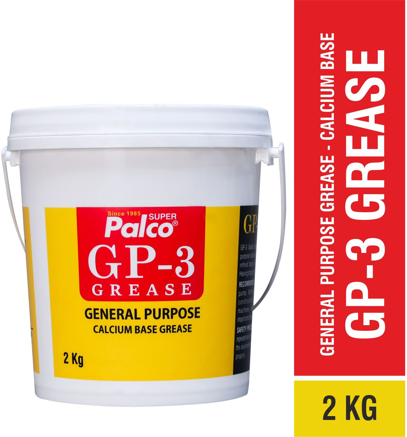 Image of PL SUPER PALCO GP-3 Grease 2KG General Multipurpose Water Resistant & Chassis Bearing Calcium Base Grease for Car Machinery Industrial Agricultural Bike Chain Lube NLGI-3 Grease