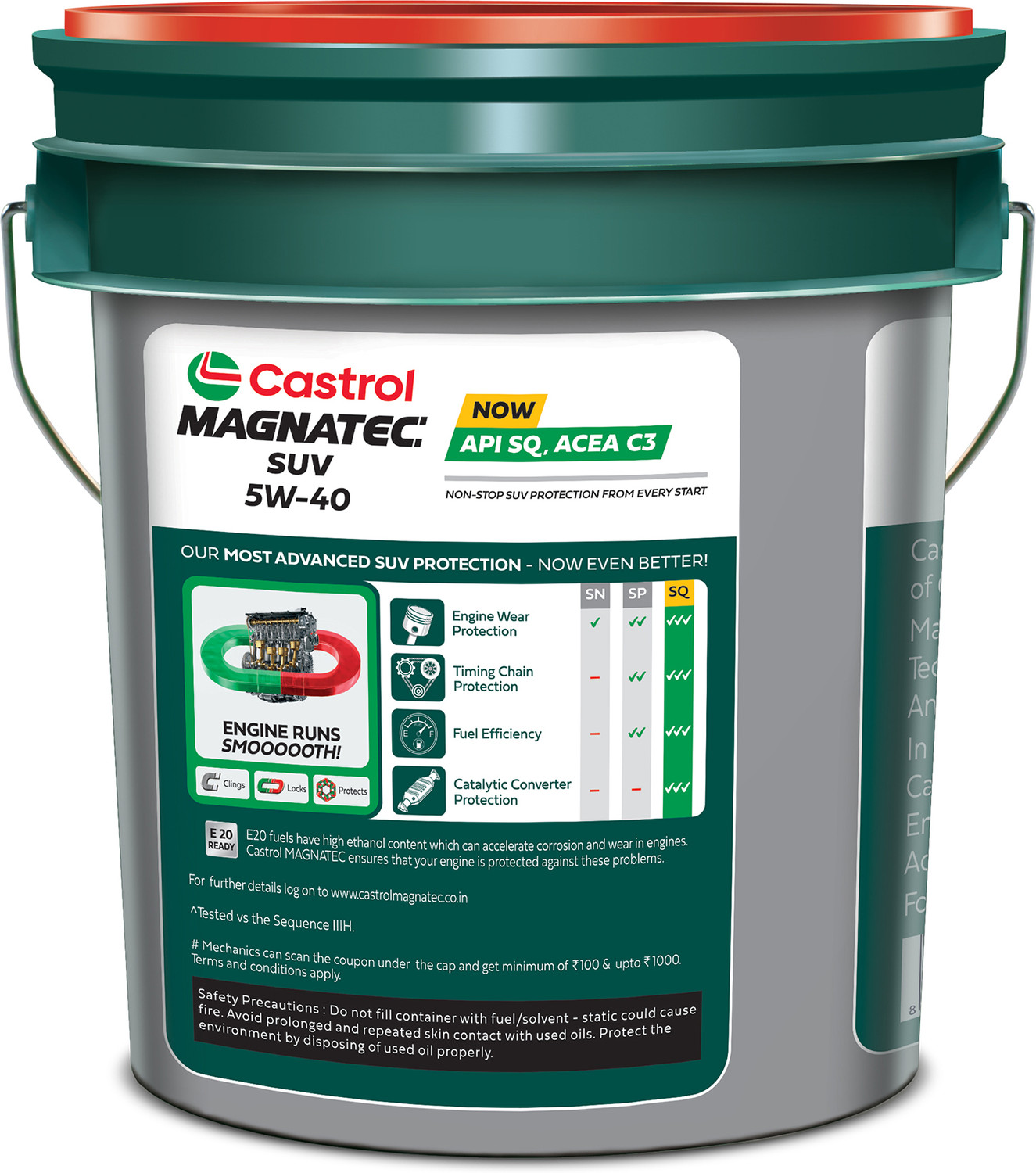 Image of Castrol Magnatec SUV 5W-40 Full Synthetic Full-Synthetic Engine Oil