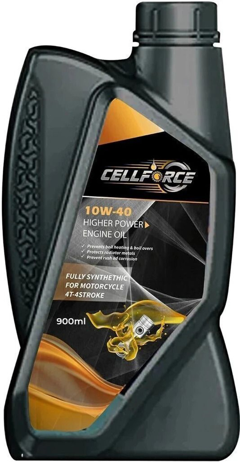 Image of CELLFORCE 10W40 API SM Engine Oil for motorcycles High Performance Engine Oil