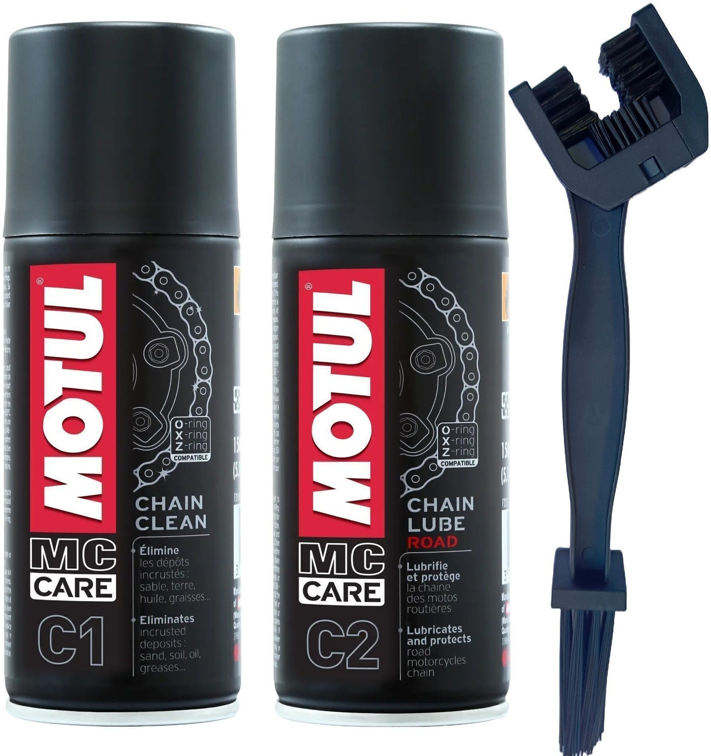 Image of MOTUL MC CARE C1 ( 150 ML) & C2( 150 ML) With Coolant Blue