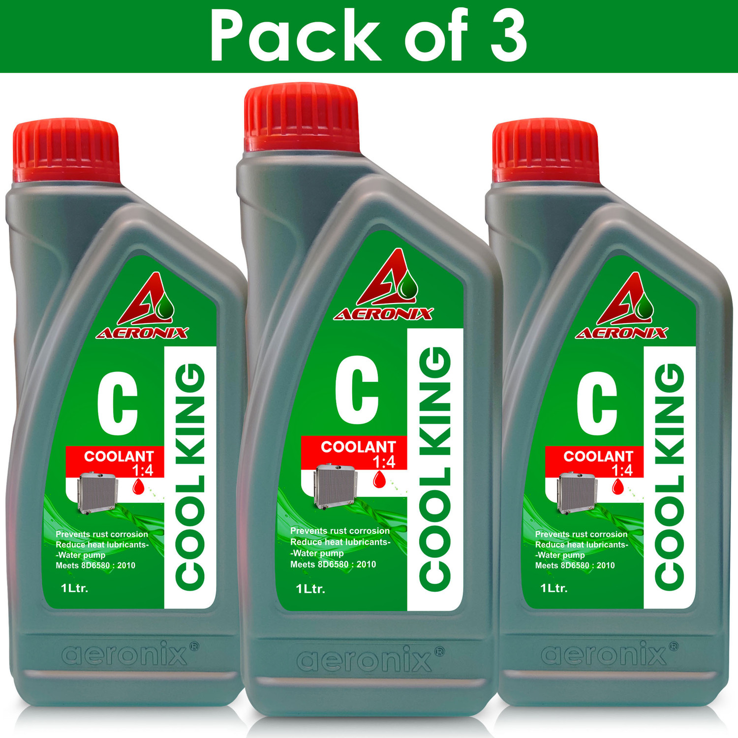 Image of Aeronix Cool king 1:4 Expert Radiator coolant water Coolant Green