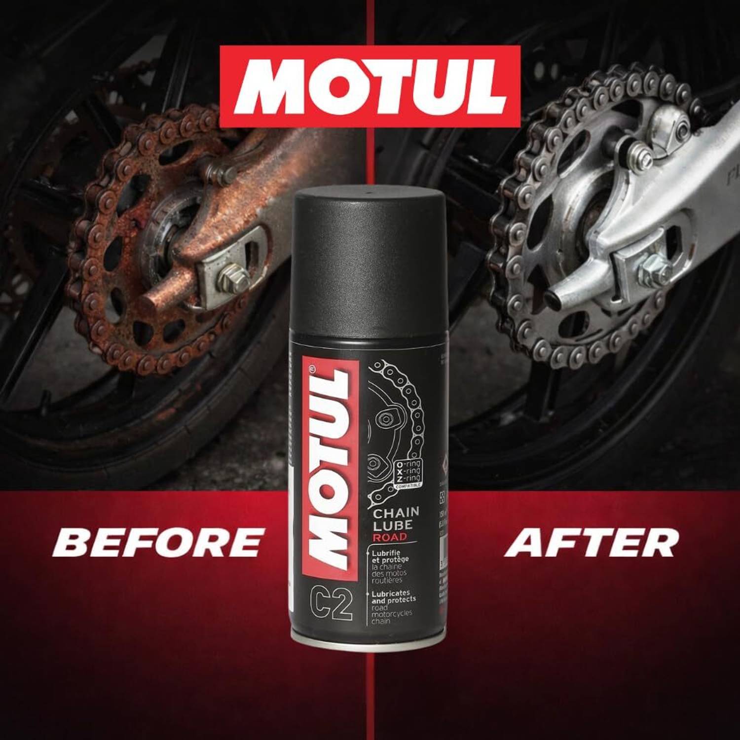 MOTUL C2 Chain Lube 150 ml - Image 2