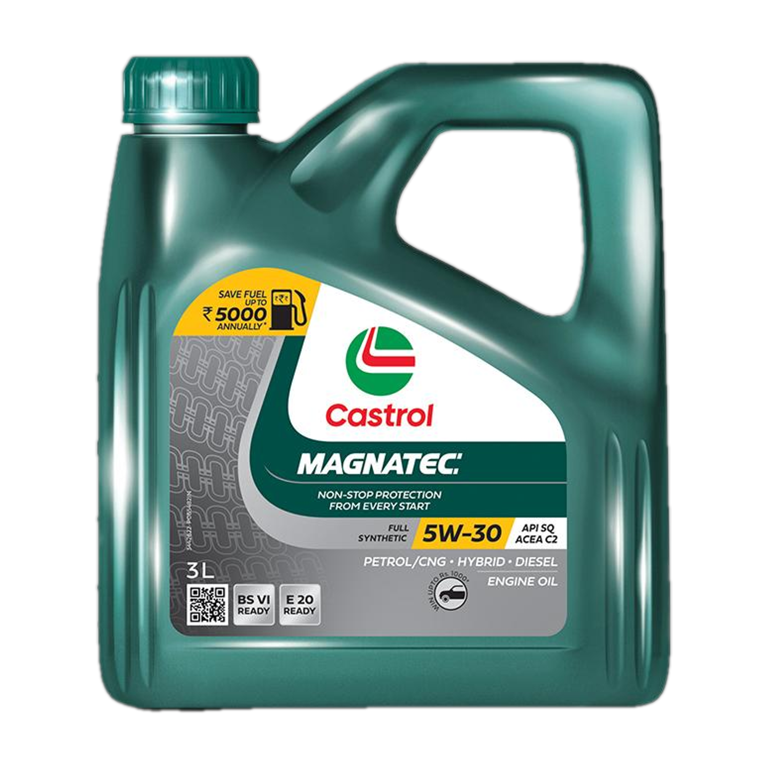 Castrol MAGNATEC 5W-30 API SQ ACEA C2 Full-Synthetic Engine Oil (... more