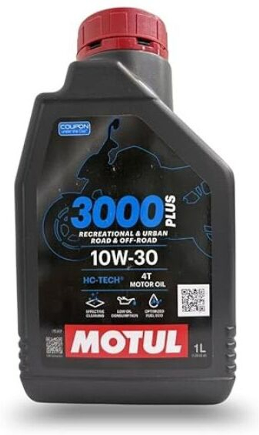 Image of MOTUL 3000 PLUS 4T 10W30 1L Motorcycle Engine Oil 3000 10W30 High Performance Engine Oil