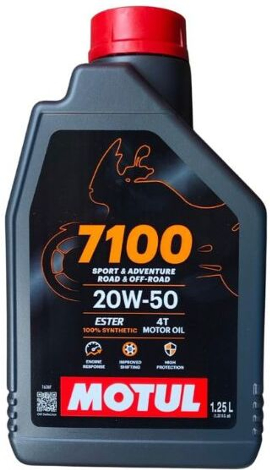 Image of MOTUL 7100 20W50 1.25L 100% Synthetic 4T Motorcycle Engine Oil 7100 20W50 1.25L Full-Synthetic Engine Oil