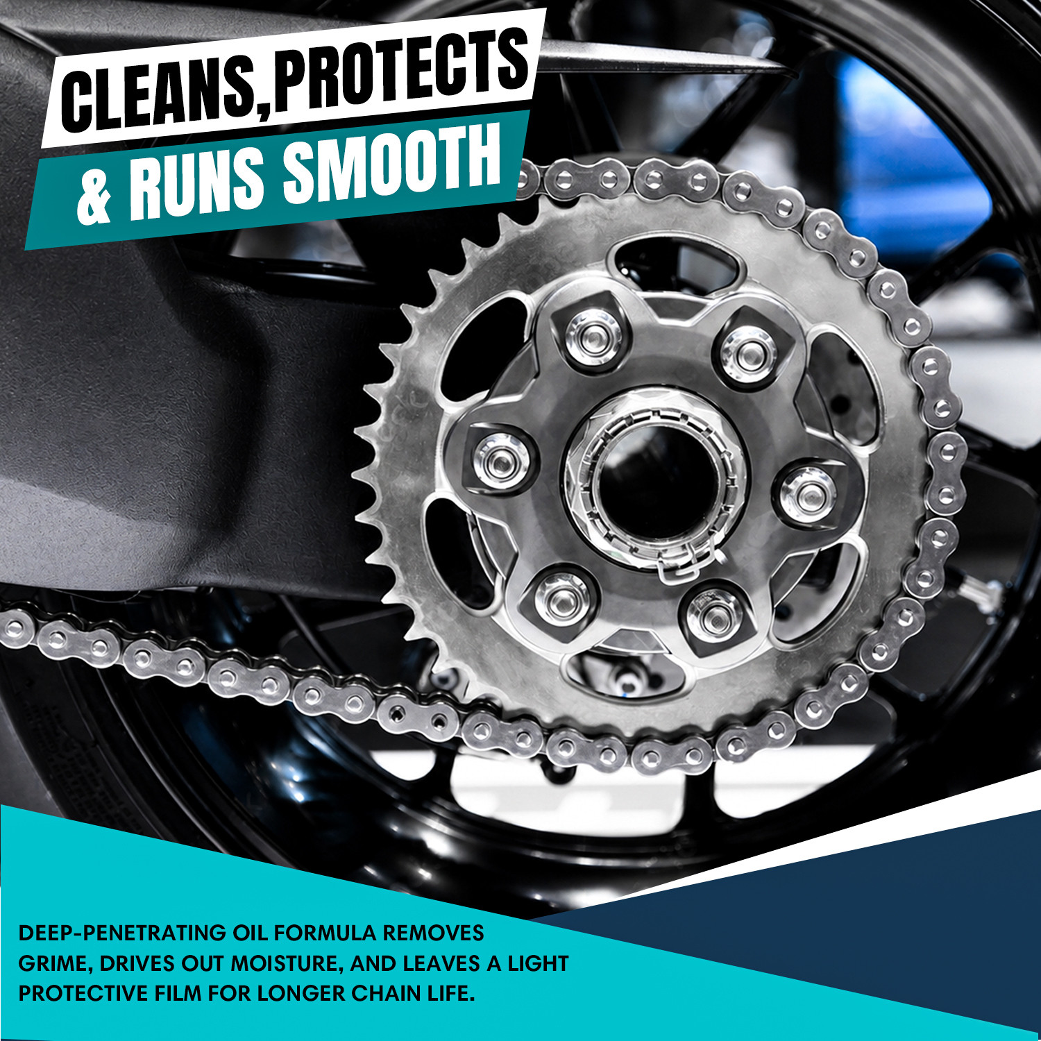 Image of Atoray Bike Chain Cleaner, Chain Lube Combo 300ml Pack with Cleaning Brush | Motorcycle Chain Protection Spray | Anti Rust Chain Care Kit for Bike and Bicycle Chain Oil