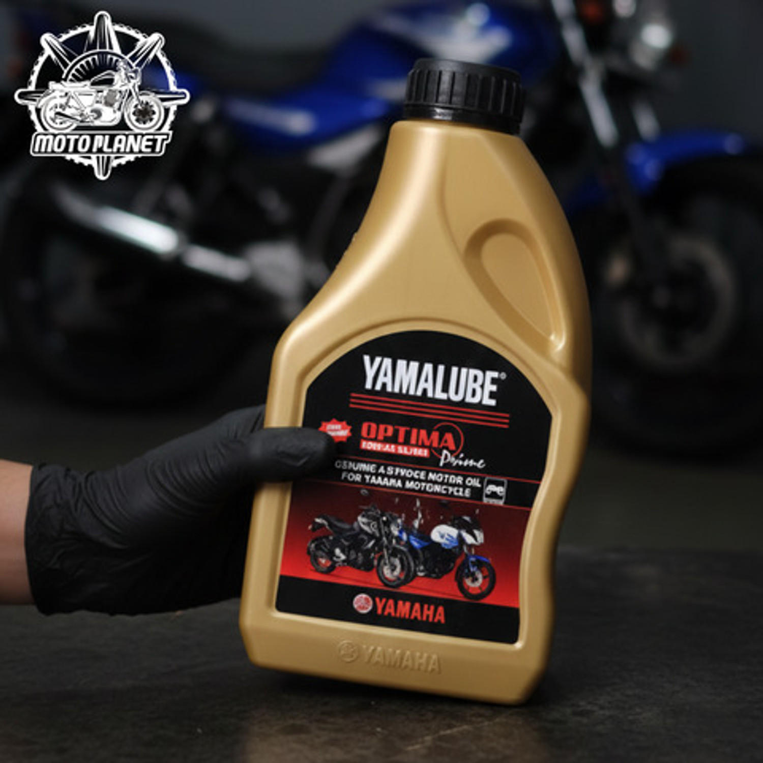 Image of MOTO PLANET MPD-Yamalube OPTIMA 10W-40 SL /MA PRIME 1L Motor Oil Part No. AD410 MPD-Yamalube OPTIMA 10W-40 SL /MA PRIME 1L Motor Oil Part No. AD410 Full-Synthetic Engine Oil