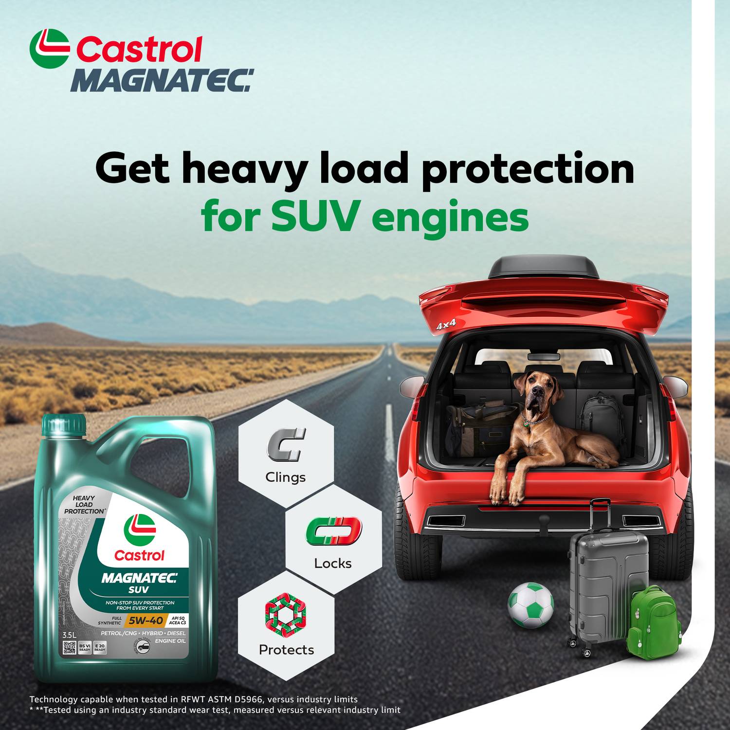 Castrol Magnatec SUV 5W-40 Full Synthetic Engine Oil - Image 4